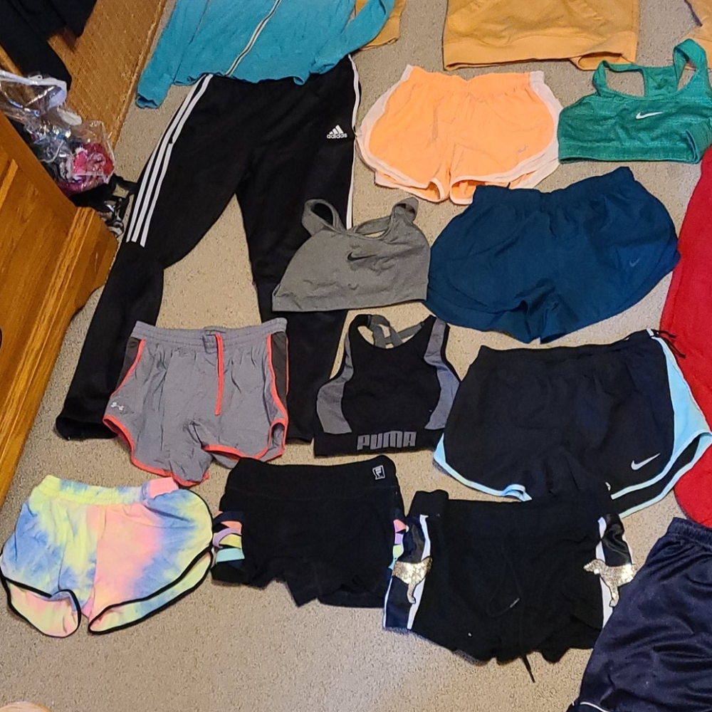 Bundle of workout clothes